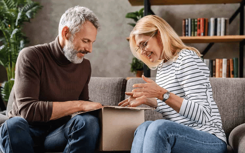 Clients arranging a large mortgage for a high value property purchase
