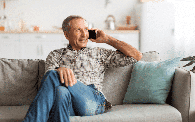 Homeowner reviewing home insurance for property protection